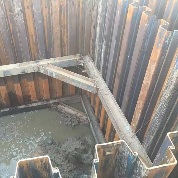 鋼板樁基坑施工